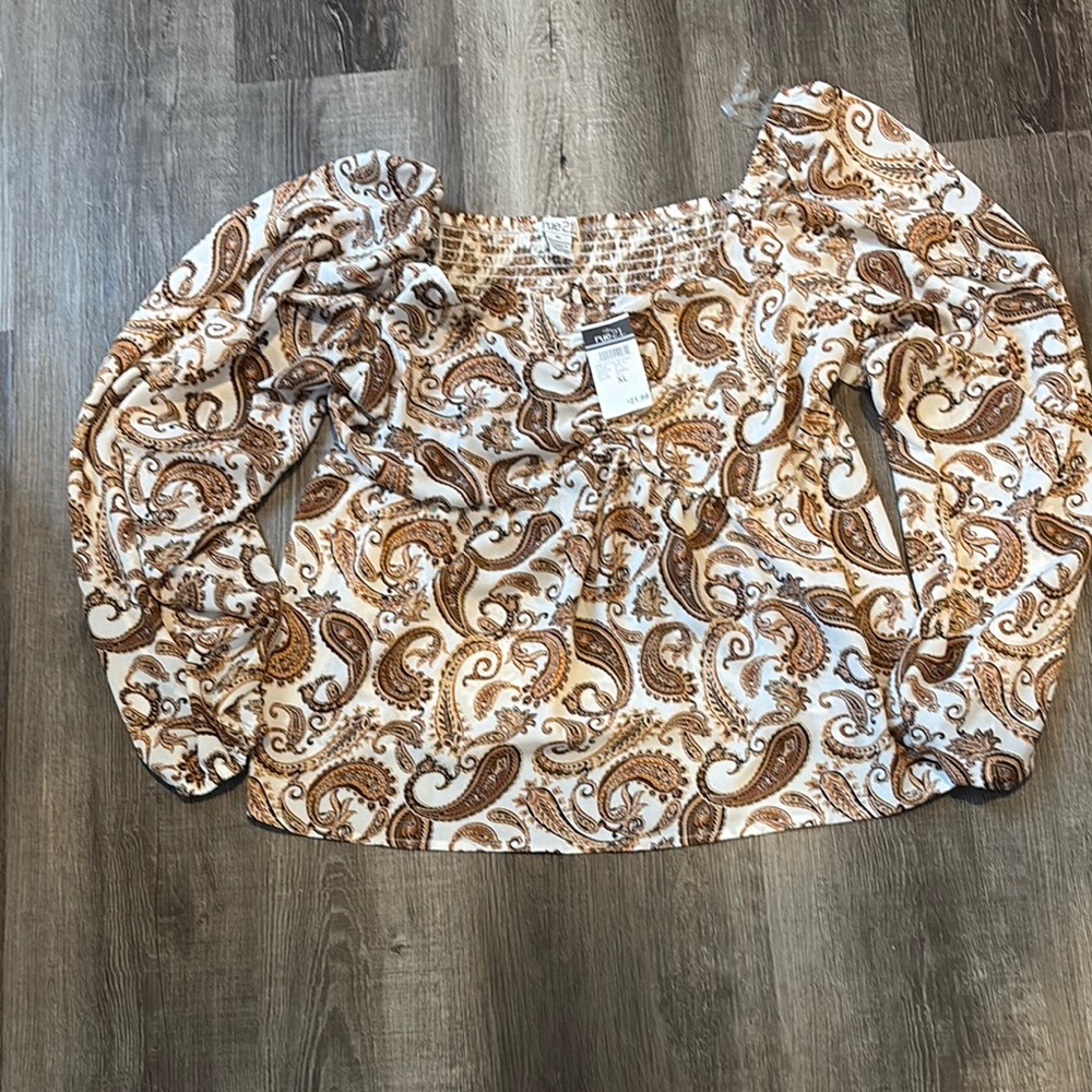 Paisley Print Women's Top